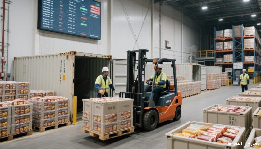 上海国际物流赋能零食进出口高效流通